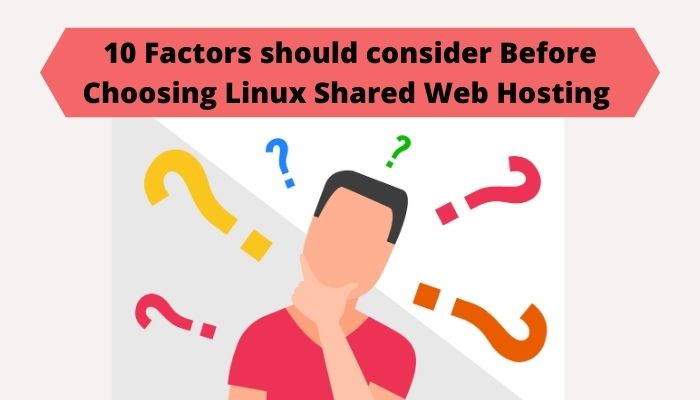 linux shared web hosting