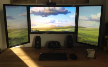 Regular monitor into a vertical monitor