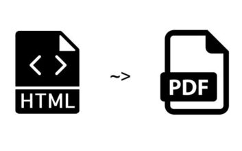 How Is It Possible to Convert HTML to PDF
