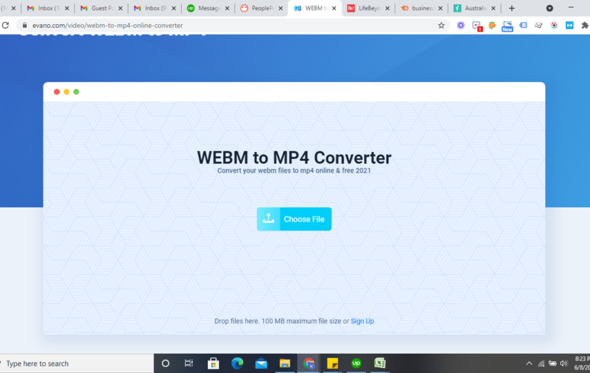 convert WebM to mp4