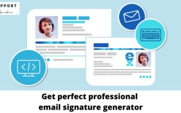 Get perfect professional email signature generator