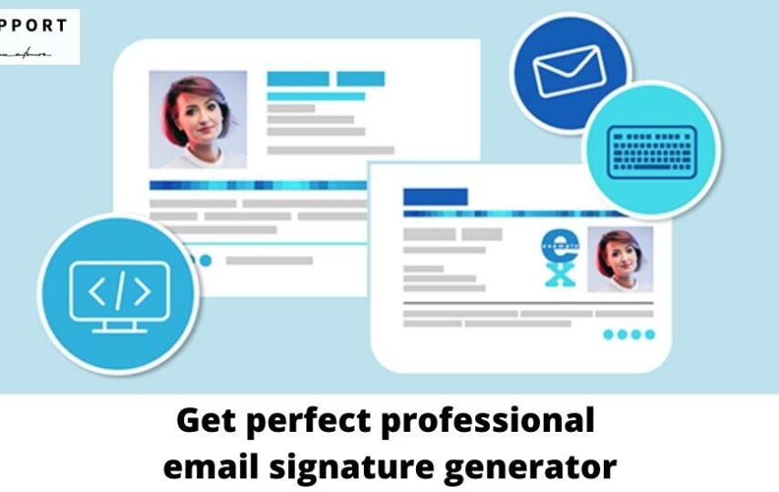 Get perfect professional email signature generator