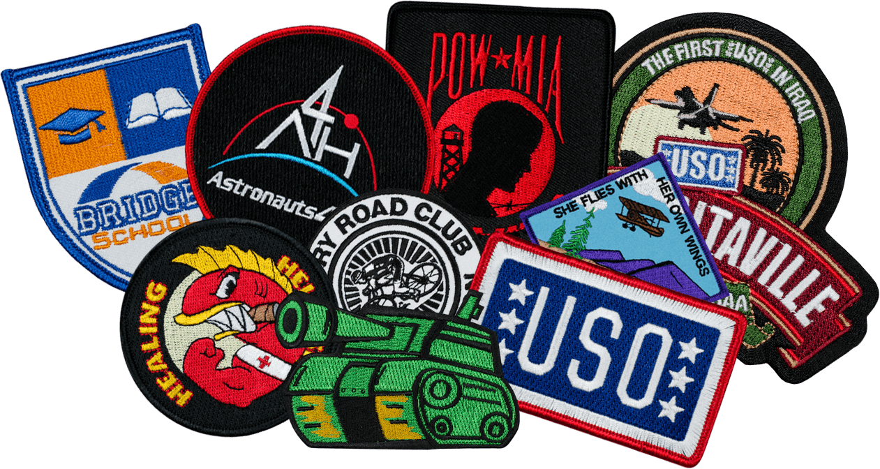Patch. Embroidered Patches. Toujours pret нашивка. Custom Patches.