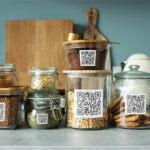 How to use QR code stickers on containers for organized storage