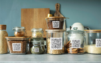 How to use QR code stickers on containers for organized storage