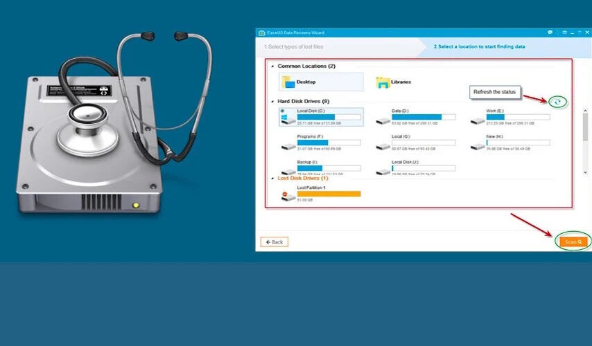 EaseUS Data Recover-A Software For The Lost Files Recovery