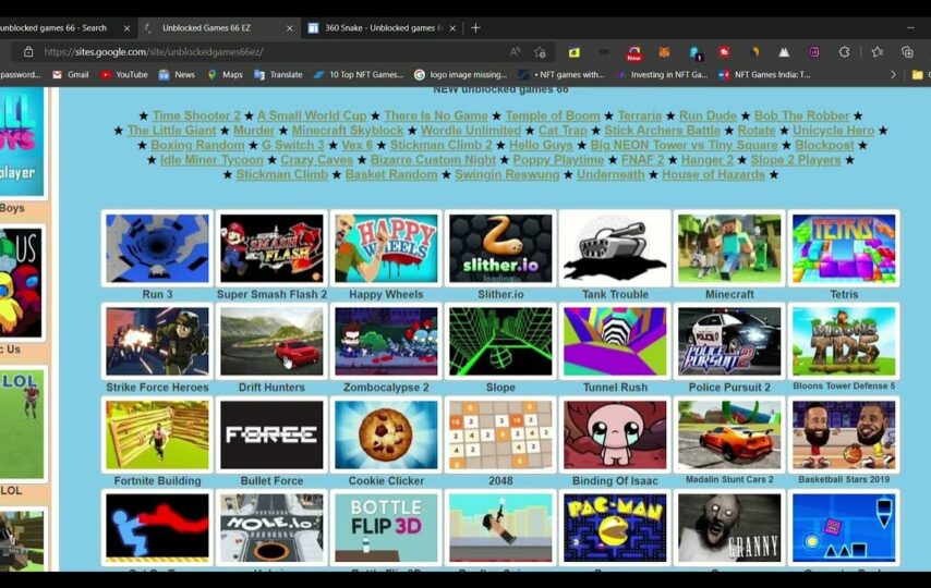80+ Free Unblocked Games