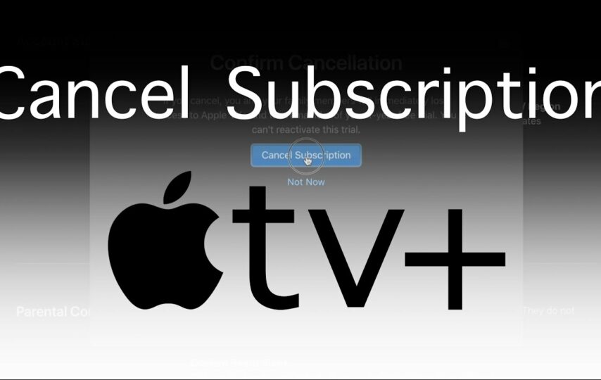 Cancel Apple TV+ Subscription