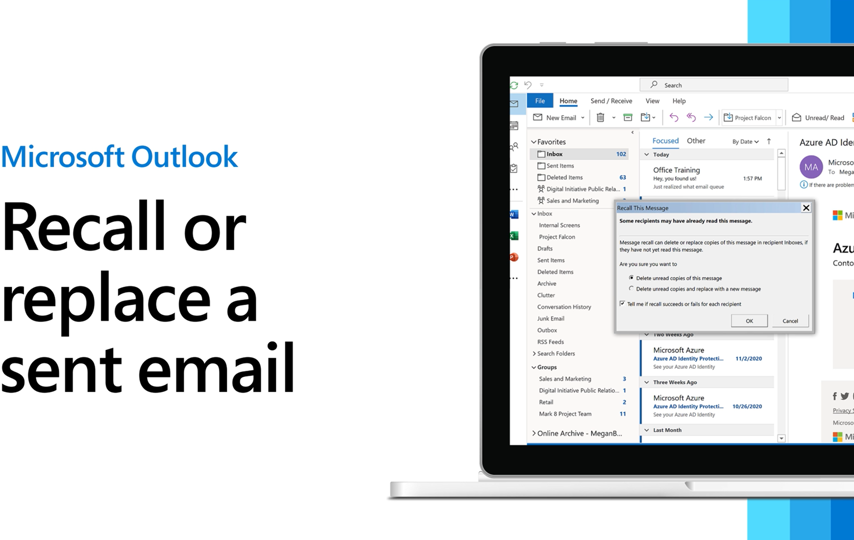 Recall an Email in Outlook
