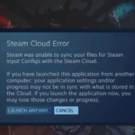 Steam Deck Cloud Sync Error