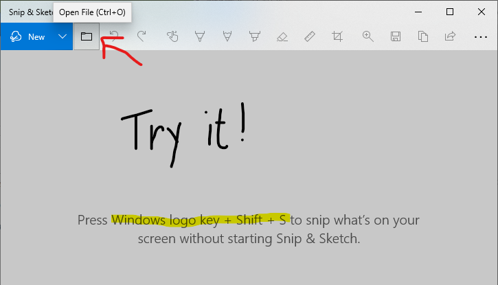 With The Snip & Sketch tool in Windows 10