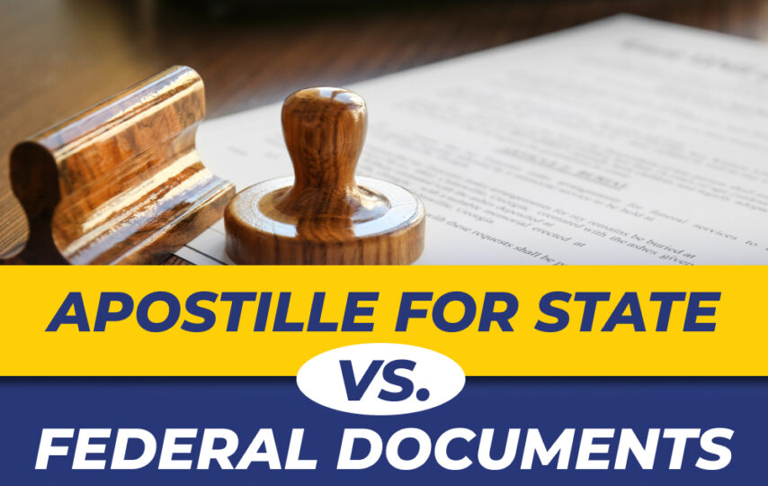 Apostille for State Federal Documents