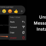 unsend messages on Instagram