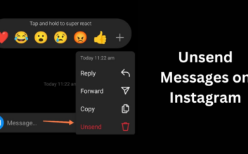 unsend messages on Instagram