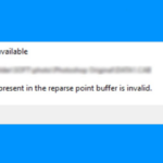 The Tag Present in the Reparse Point Buffer Is Invalid