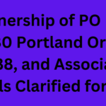 Ownership of PO Box 56480 Portland Oregon 97238
