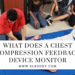 what does a chest compression feedback device monitor