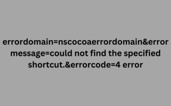 errordomain=nscocoaerrordomain&errormessage=could not find the specified shortcut.&errorcode=4