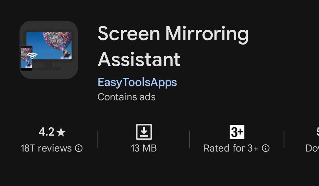 Screen Mirroring Assistant