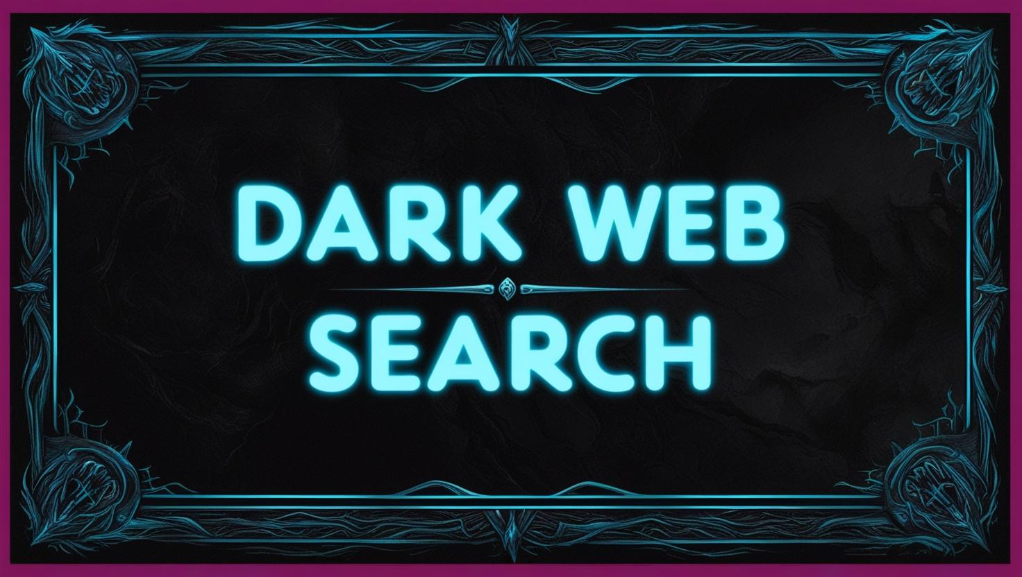 Dark web searching