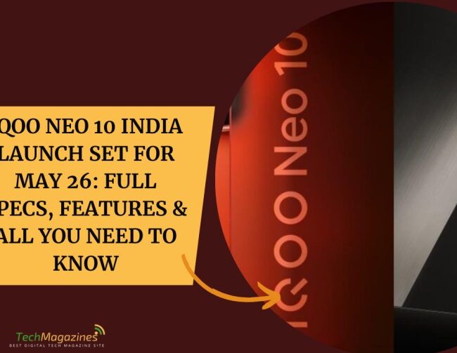 iQOO Neo 10 India Launch Set for May 26