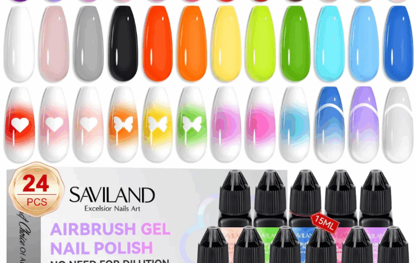 Effortless Ombré: My Honest Take on SAVILAND’s Airbrush Gel Polish As a nail enthusiast who’s tested dozens of gel products, I can confidently say the SAVILAND 24-Color Airbrush Gel Nail Polish stands in a league of its own. Whether you’re a beginner or a salon veteran, this product simplifies complex looks like ombré nails without sacrificing quality. Let’s dive into why I think this product is truly worth the hype. First Glance: Designed for Convenience The first thing you notice is how user-ready it is. No diluting, no mixing—just pour it into your airbrush machine and go. That’s not something you can say about most gel products. I was immediately struck by how smooth the polish felt and how richly pigmented the shades were. What Makes It Special? The formulation is what steals the show. It’s non-toxic, low in odor, and water-based, which means you’re working with something safe and breathable. And because the polish stays fluid, it won’t clog or dry too fast inside your tool, which saves a lot of frustration and cleanup. Application in Action Using it to create ombré nails was a breeze. I started with a clean, buffed nail, then sprayed the polish layer by layer to build my fade. Each shade merged into the next like a dream. I used various color combos—pastels, neons, and even black-to-gold—and they all turned out beautifully. With the right air pressure, I could easily create both soft fades and dramatic contrasts. No-Mess Workflow Since there’s no need to adjust viscosity or dilute, you eliminate an entire layer of guesswork. This is especially great for nail artists who are constantly switching colors or working on multiple sets at once. It’s also a lifesaver for mobile techs who need fast, reliable performance on the go. Pro-Level Results at Home This polish allows you to achieve salon-grade effects without the salon. Whether you're customizing nail tips for clients or practicing your own sets at home, the polish applies evenly, sets smoothly, and cures beautifully under a standard UV/LED lamp. Why Airbrush Lovers Need This If you’ve ever struggled with how to use gel polish in an airbrush gun, this polish answers all those frustrations. It makes the medium approachable. No special training required—just a steady hand and some creativity. Verdict: A Must-Have Tool In all, the SAVILAND Airbrush Gel Polish hits every mark. Easy to use, easy to clean, and endlessly creative—it’s the ideal choice for nail lovers ready to explore airbrushing without the drama. If ombré designs have felt intimidating in the past, this product changes that narrative completely.