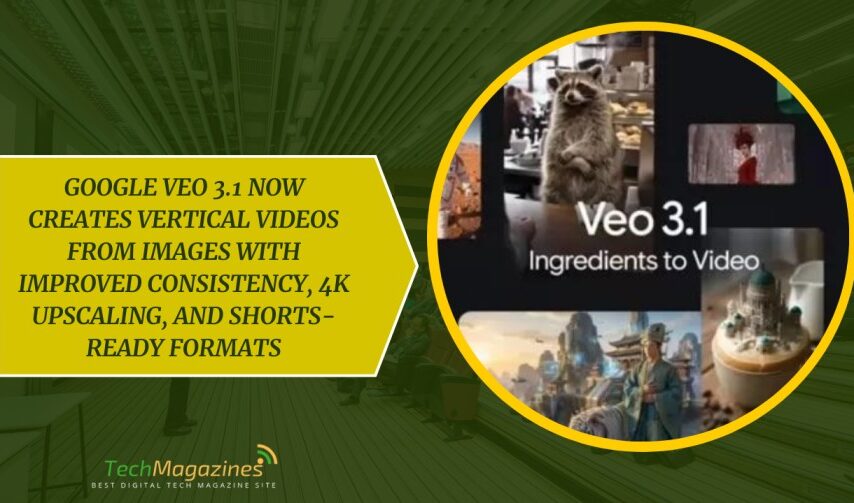 Google Veo 3.1 Now Creates Vertical Videos From Images With Improved Consistency, 4K Upscaling, And Shorts-Ready Formats