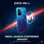 POCO M8 5G India Launch Confirmed for January