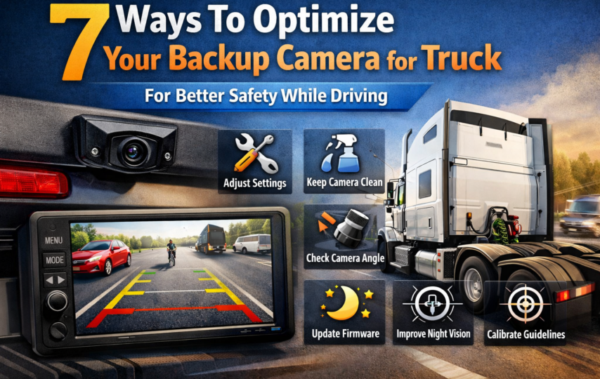 7 Ways To Optimize Your Backup Camera For Truck for Better Safety While Driving 