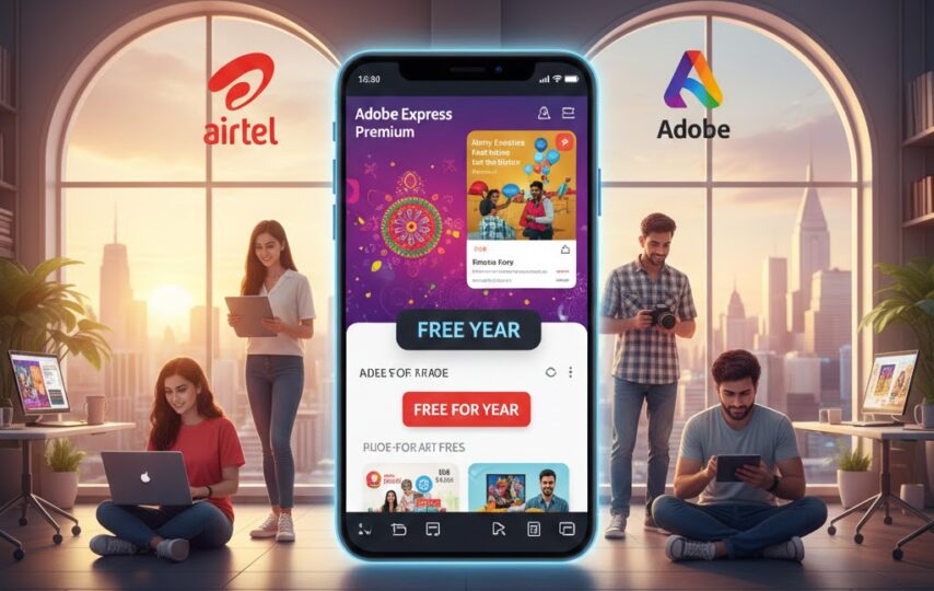 Airtel and Adobe Team Up to Give 360 Million Users Free Adobe Express Premium for One Year
