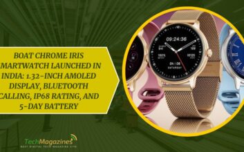 Boat Chrome Iris Smartwatch Launched in India- 1.32-Inch AMOLED Display, Bluetooth Calling, IP68 Rating, and 5-Day Battery