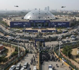 Delhi AI Impact Summit Secured With G20-Level Surveillance, Anti-Drone Shield, and Massive Police Deployment