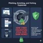 create an img for Phishing, Smishing, and Vishing Explained