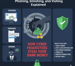 create an img for Phishing, Smishing, and Vishing Explained
