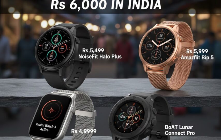 Best Smartwatches Under Rs 6000 in India