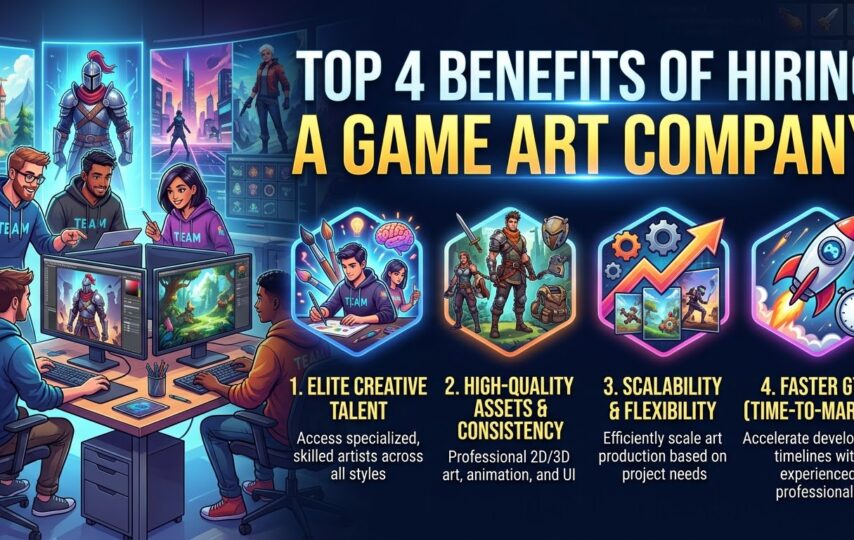 Benefits of Hiring a Game Art Company