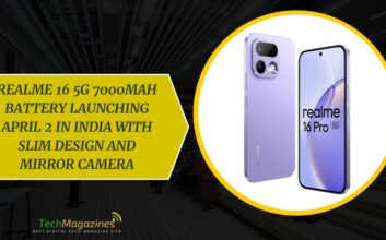 Realme 16 5G 7000mAh Battery launching April 2 in India with slim design and mirror camera