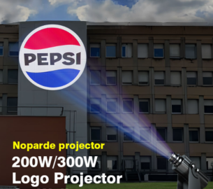 Noparde 300Watt Gobo Projector with Logo