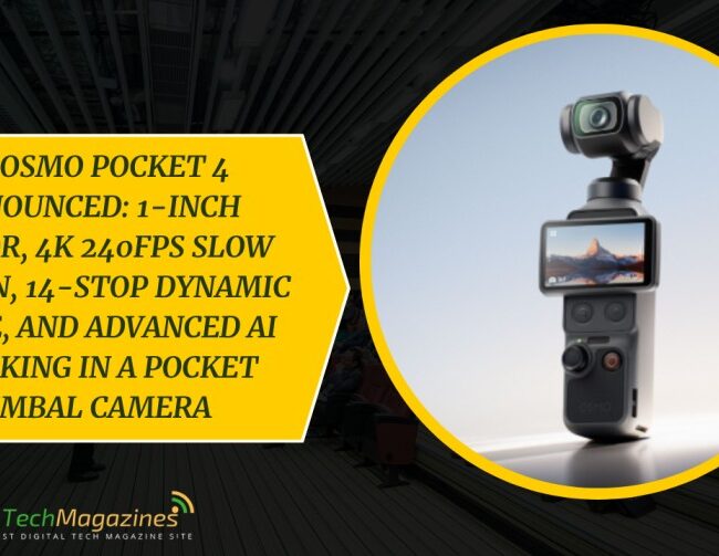 DJI Osmo Pocket 4 Announced: 1-Inch Sensor, 4K 240fps Slow Motion, 14-Stop Dynamic Range, and Advanced AI Tracking in a Pocket Gimbal Camera