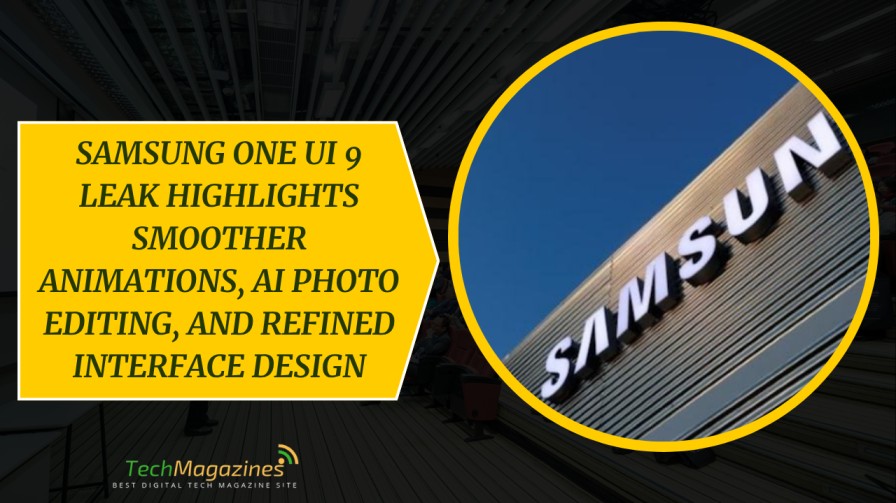 Samsung One UI 9 Leak Highlights Smoother Animations, AI Photo Editing ...