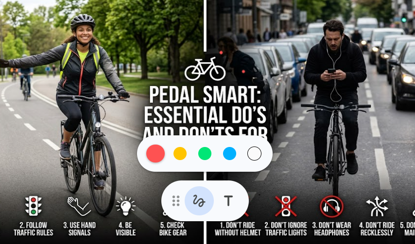 Pedal Smart: Essential Do’s and Don’ts for Safe Biking