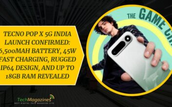Tecno Pop X 5G India Launch Confirmed: 6,500mAh Battery, 45W Fast Charging, Rugged IP64 Design, and Up to 18GB RAM Revealed