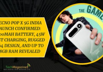 Tecno Pop X 5G India Launch Confirmed: 6,500mAh Battery, 45W Fast Charging, Rugged IP64 Design, and Up to 18GB RAM Revealed
