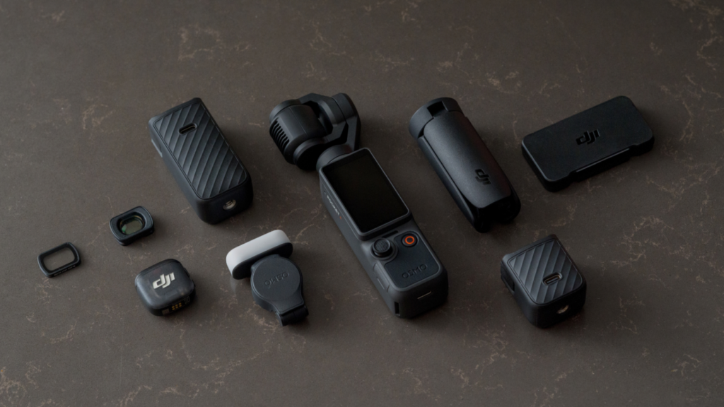 DJI Osmo Pocket 4 Creative Shooting Modes, Visual Enhancements, and Battery Performance