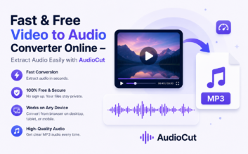 Fast & Free Video to Audio Converter Online – Extract Audio Easily with AudioCut