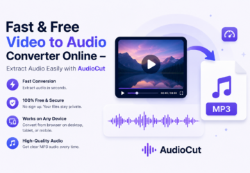 Fast & Free Video to Audio Converter Online – Extract Audio Easily with AudioCut