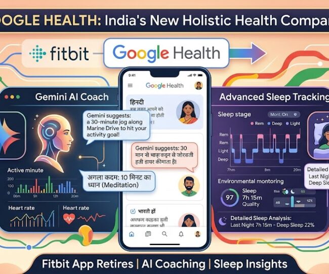 Google Replaces Fitbit App With Google Health in India, Adds Gemini AI Coach and Advanced Sleep Tracking