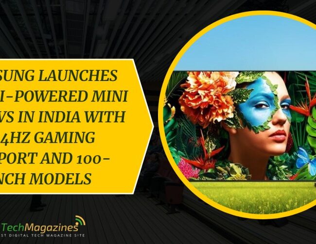 Samsung Launches New AI-Powered Mini LED TVs in India With 144Hz Gaming Support and 100-Inch Models