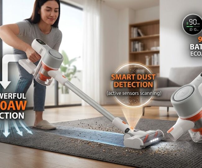 Xiaomi Introduces Mijia Wireless Vacuum Cleaner 4 With 230AW Suction, Smart Dust Detection, and 90-Minute Battery Life