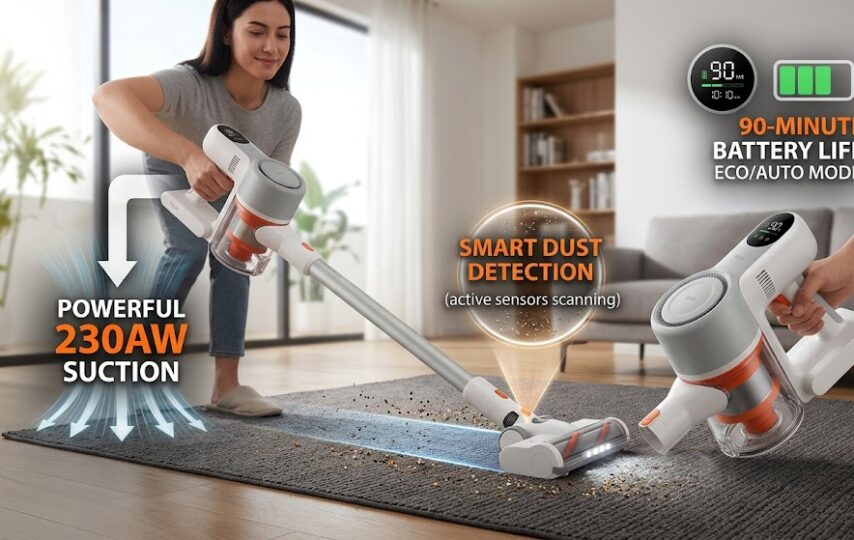 Xiaomi Introduces Mijia Wireless Vacuum Cleaner 4 With 230AW Suction, Smart Dust Detection, and 90-Minute Battery Life